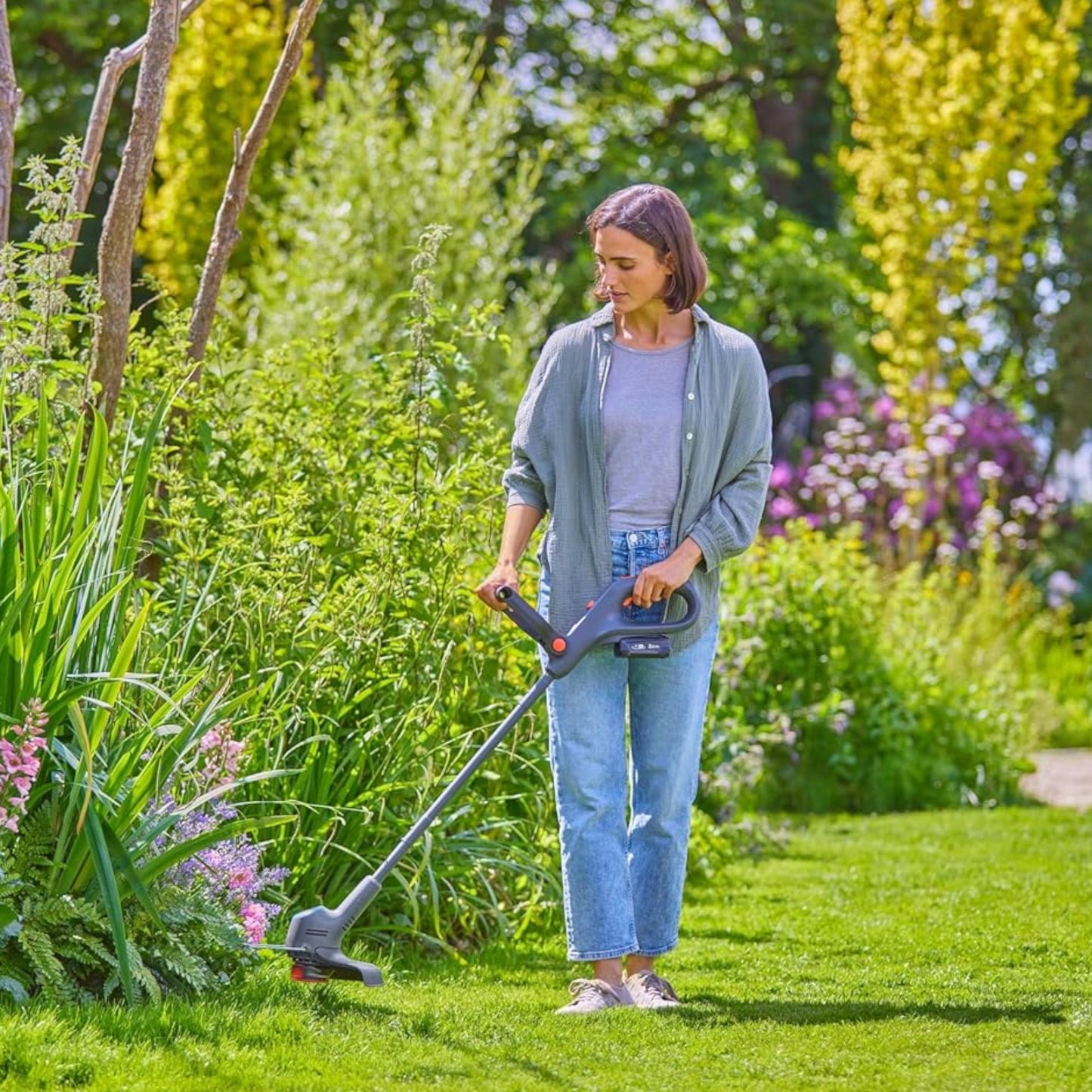 Coupe-Bordures EasyTrim 25/18V P4A GARDENA — Réf. 14704-55 (Sans Batterie)