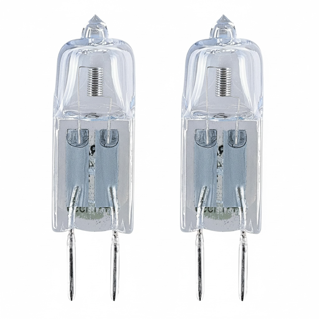 Lampe Capsule Halogène GY6.35 50W 12V - Lot de 2 Pièces