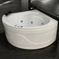 Baignoire hydromassage angle en acrylique - Dura Easy 114cmx114cm blanc - SQES