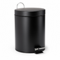 Poubelle à pédale - NOIR MAT - 3 litres