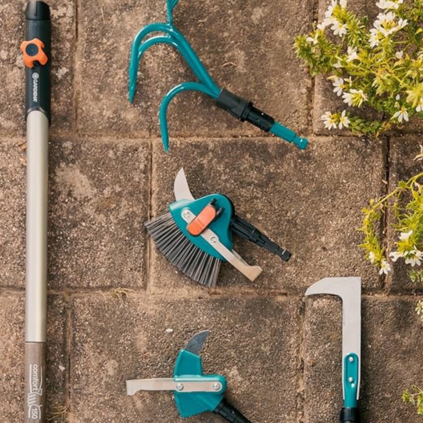 Manche en Bois 180cm GARDENA CombiSystem — Réf. 03728-20