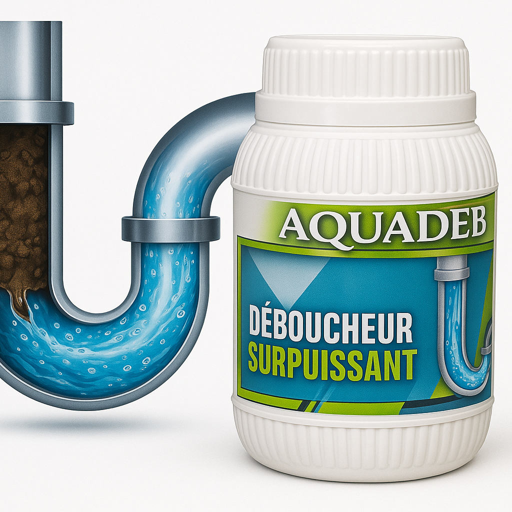  déboucheur AQUADEB
Déboucheur Surpuissant - AQUADEB - 300g