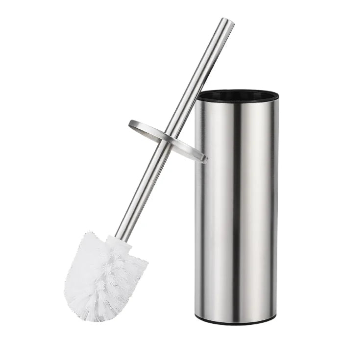 Ensemble Poubelle & Brosse WC  Inoxydables – Design Premium - 5L