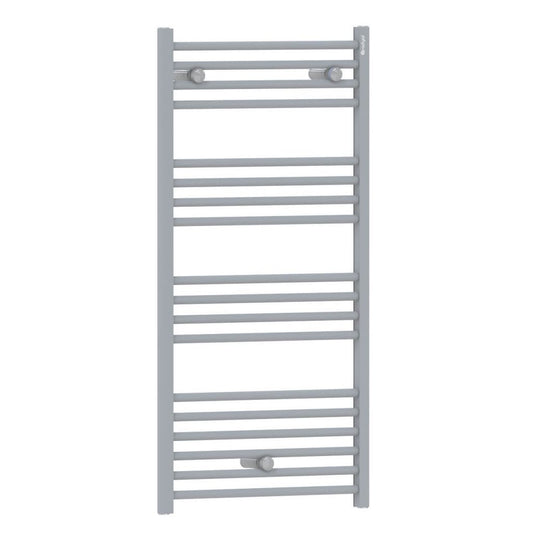 Sèche Serviette Aluminium ELOKSAL 121 cm Chrome Erguvan Light