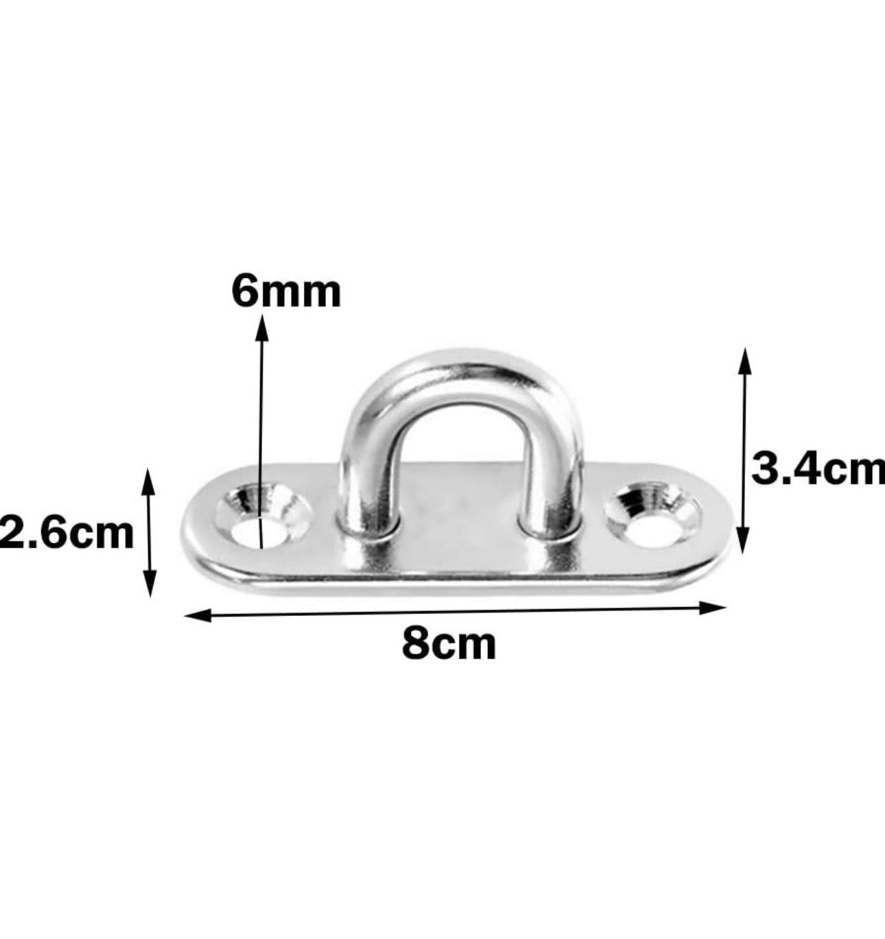Anneau de Fixation Mural Inox – Suspension & Arrimage