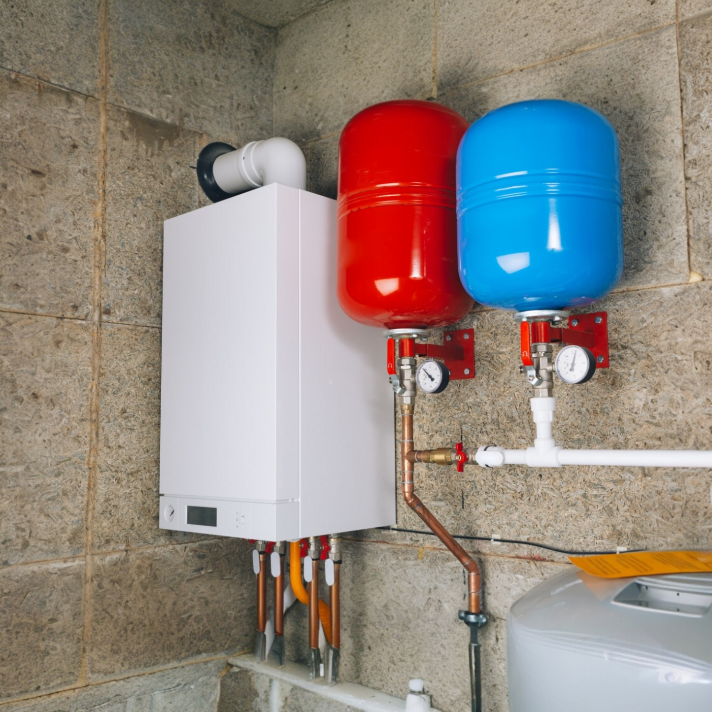 Vase d'Expansion 100L Rouge AQUASYSTEM Professionnel - SQES