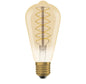 Ampoule LED Filament spiral- Vintage - E27 4W - 2000K - ST64 - SQES