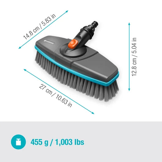 Brosse à Manche Souple CleanSystem GARDENA — Réf. 18810-20