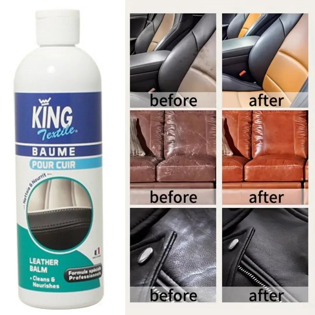 Baume nettoyant CUIR - Rénovateur siège voiture - 500ML - SQES