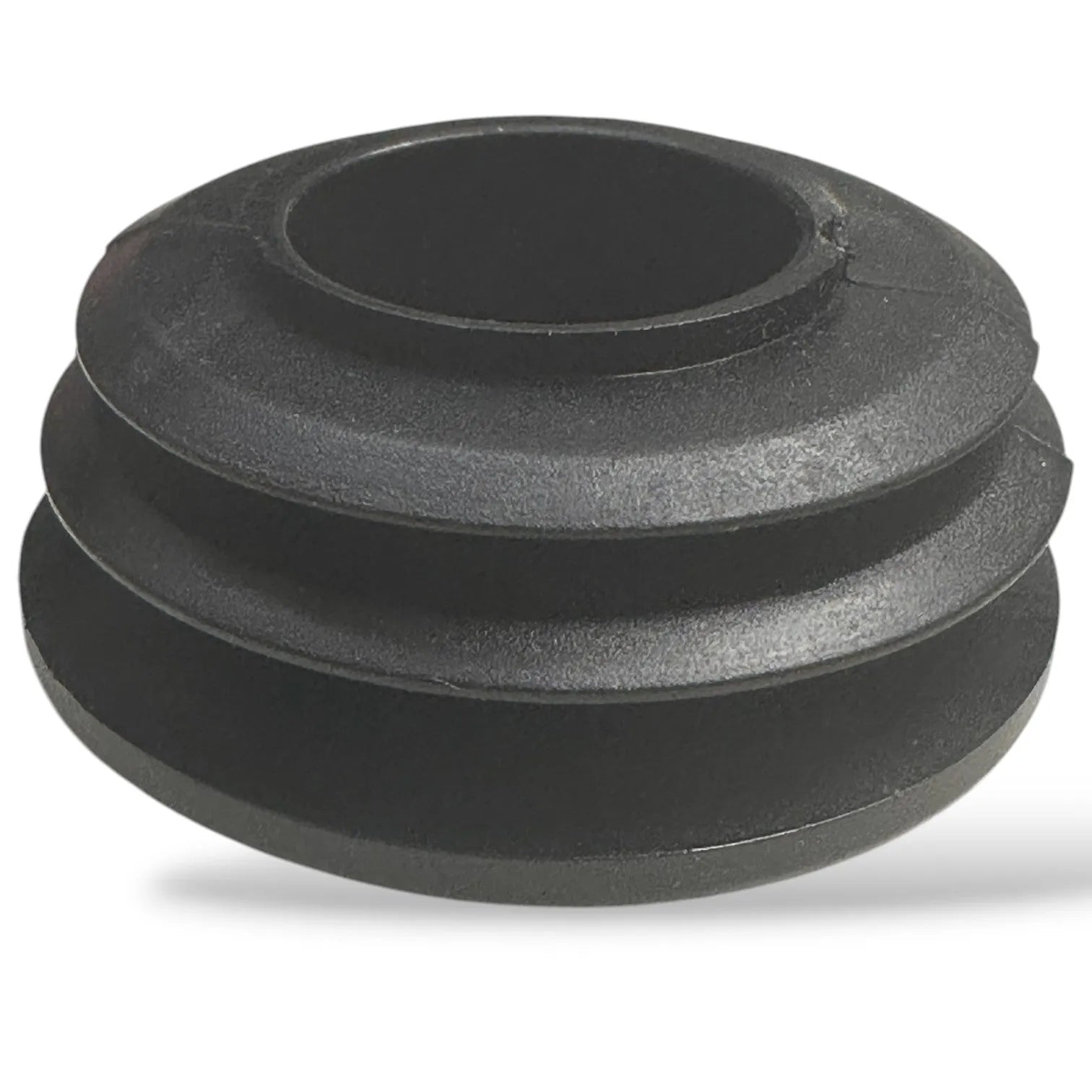 Embout pour tube Rond - 10 bouchons 60mm NOIR - SQES