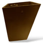 Pieds de meuble inclinée en plastic 70x70 H82mm - Marron - Lot 8pcs - SQES
