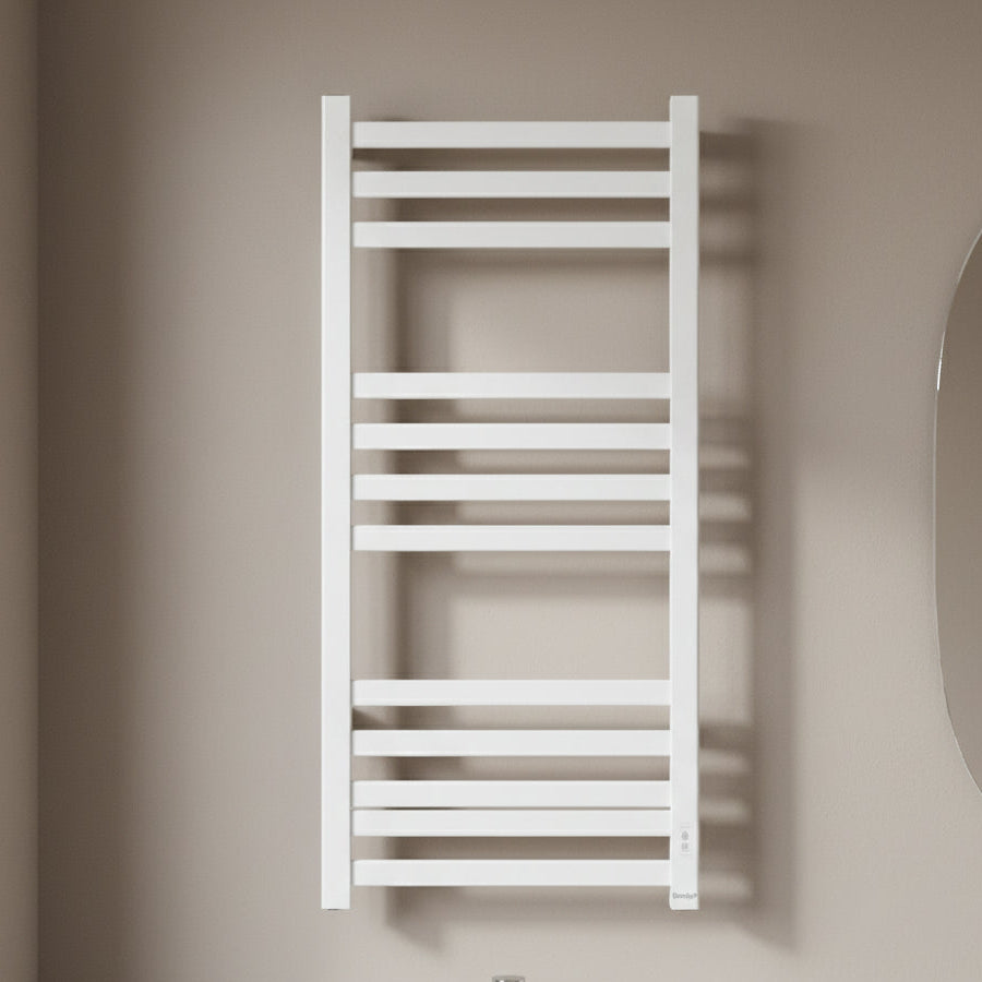 Sèche Serviette Électrique Aluminium 80cm LILY Blanc-REF9016
