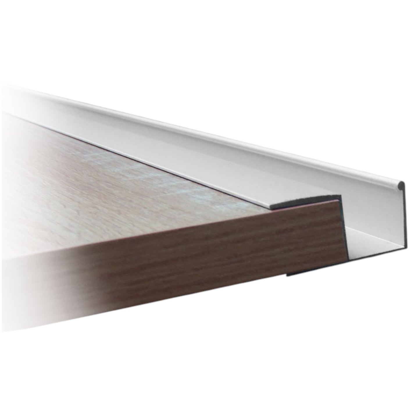 Profilé Poignée 2.5m Brillant pour Porte et Armoire
