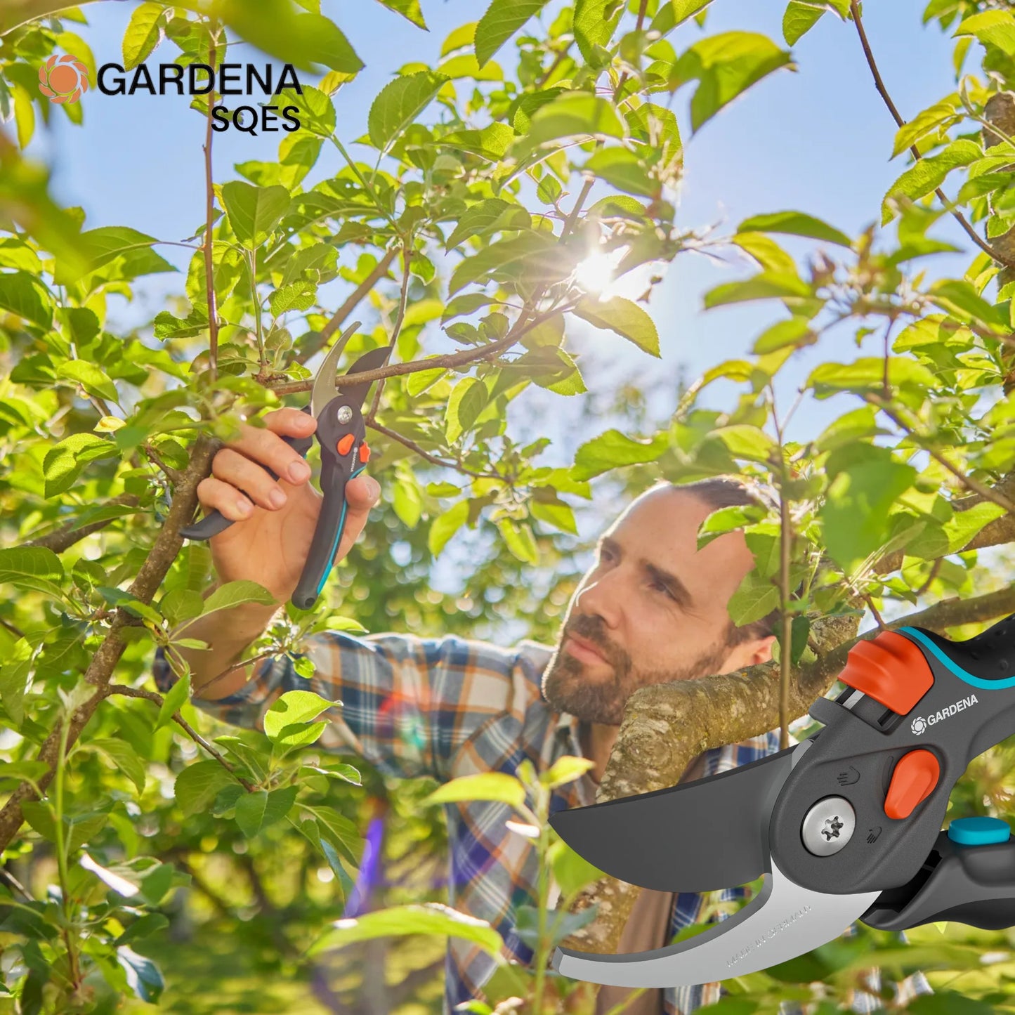 Sécateur PremiumCut Pro Bois Vert 24mm GARDENA — Réf. 12251-20