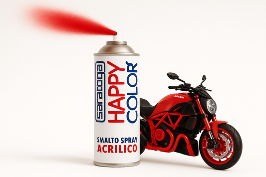 Peinture Spray Happy Color ROUGE RAL 2002 Saratoga