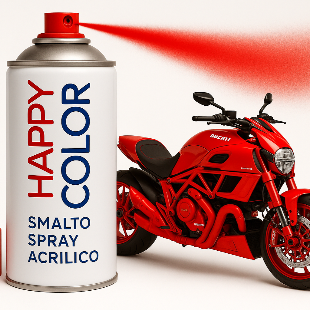 Peinture Spray ROUGE CLAIR 400ml Saratoga - Happy Color 