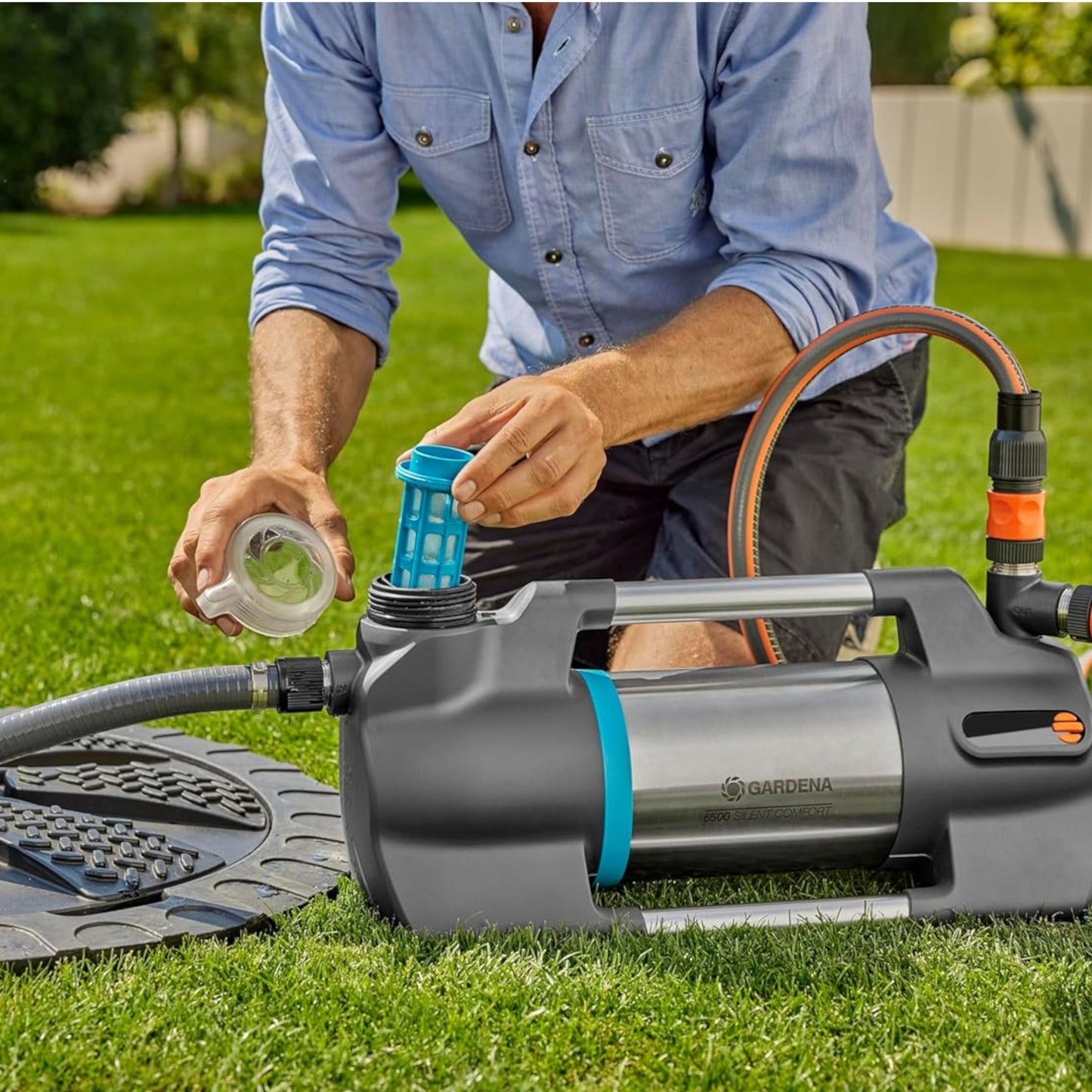 Pompe d'Arrosage de Surface 6500 SILENTCOMFORT GARDENA — Réf. 9059-20