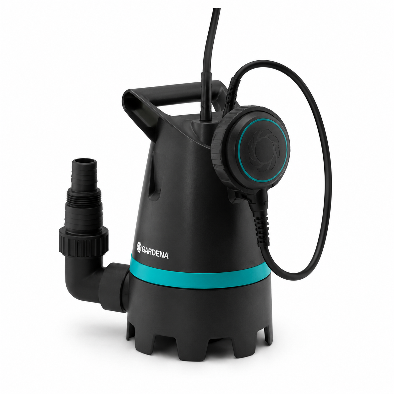 Pompe submersible GARDENA 9200 BASIC, 250W, 9200 l/h, profondeur 7m, câble 10m, IP X8. Drainage eaux chargées. Livraison Tunisie — SQES.