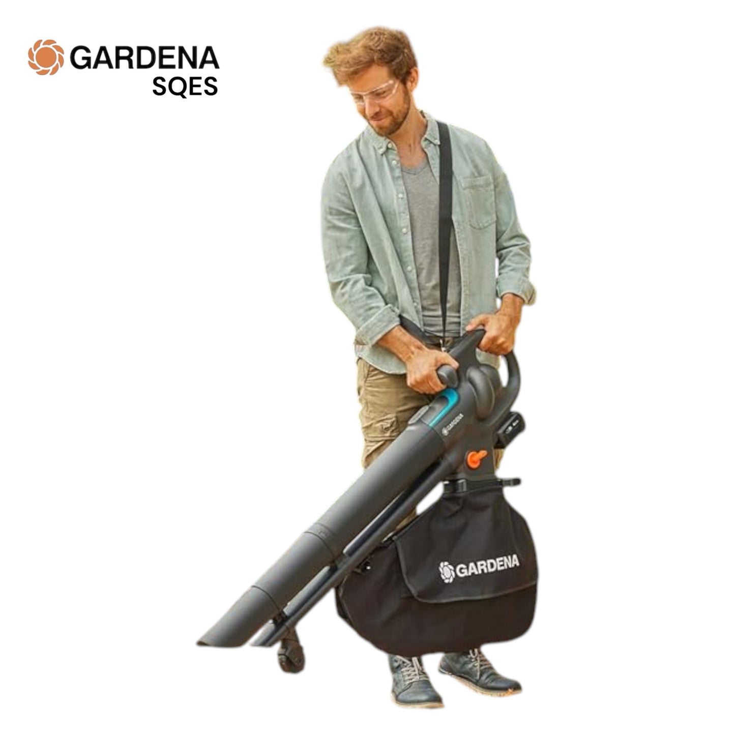Souffleur à Batterie PowerJet 18V P4A Prêt à l'Emploi GARDENA — Réf. 14890-20
