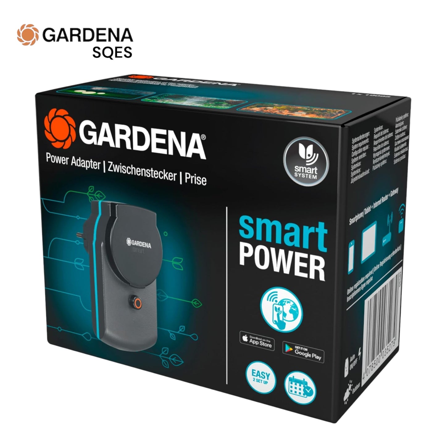 Prise Électrique Connectée SMART POWER GARDENA — Réf. 19095-20