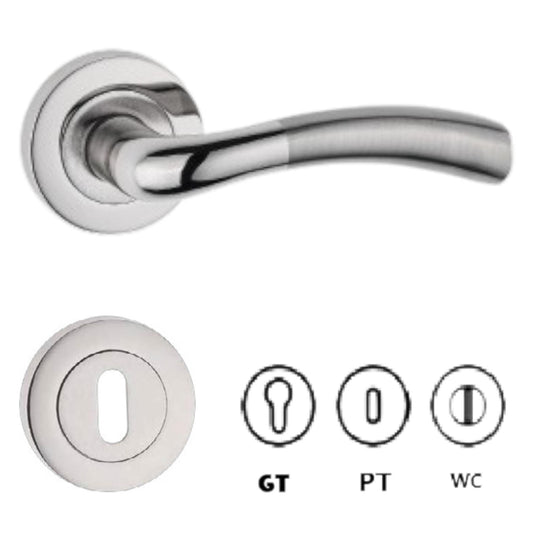 Poignée de Porte Satiné Rosace KUGU ISTAN
