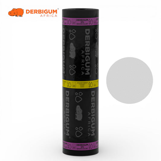 Membrane Étanchéité Toiture SP4 GRANICOLOR GRIS CLAIR 10m² DERBIGUM