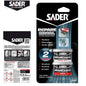 COLLE EPOXY REPARE METAL -  BI-COMPOSANT RAPIDE SECHAGE RAPIDE - SADER 47g