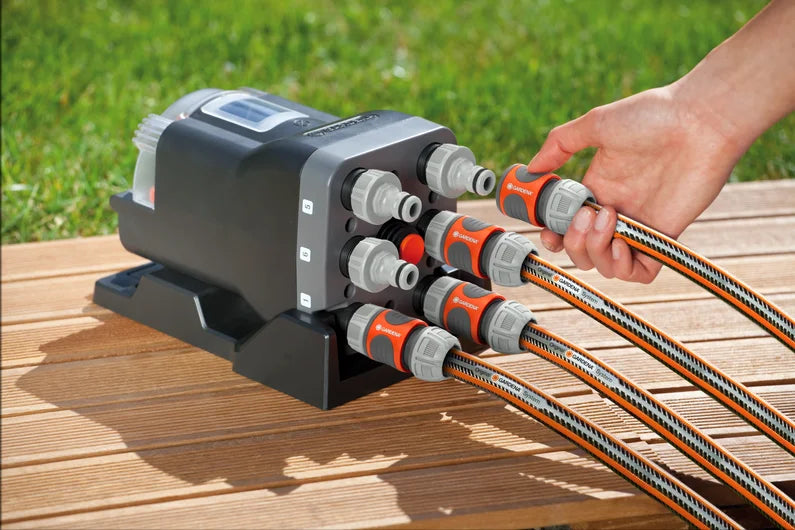 Distributeur d'eau automatique GARDENA mécanique, pression 1-6 bar, filetage G3/4, sans électricité. Livraison rapide Tunisie — SQES.