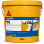 SikaFill®-100 Blanc 5kg, revêtement étanchéité souple monocomposant toitures et façades. Pontage fissures, béton, zinc, terre cuite. SQES Tunisie.