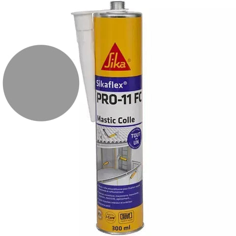 Sikaflex® PRO-11 FC Gris 300ml, mastic-colle monocomposant élastique à prise rapide. Joints, collages, calfeutrement intérieur/extérieur. SQES Tunisie.