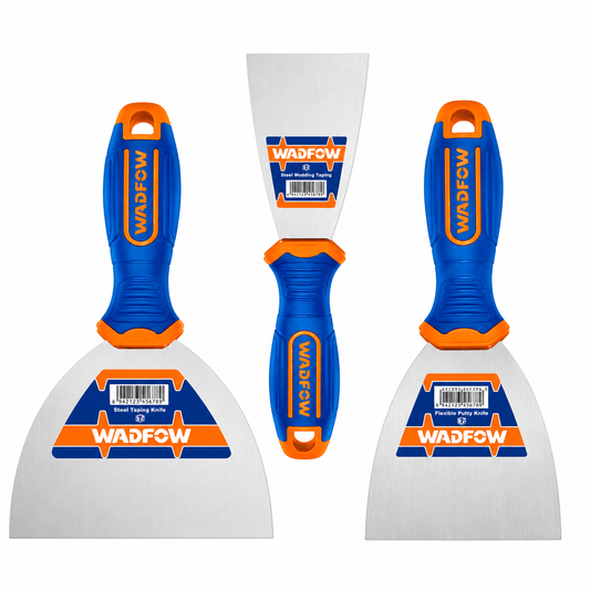 Spatule acier WADFOW disponible en 25, 38, 50, 63 75, 100, 125 et 150 mm. Peinture, enduit, décapage et finition. Livraison rapide en Tunisie — SQES.