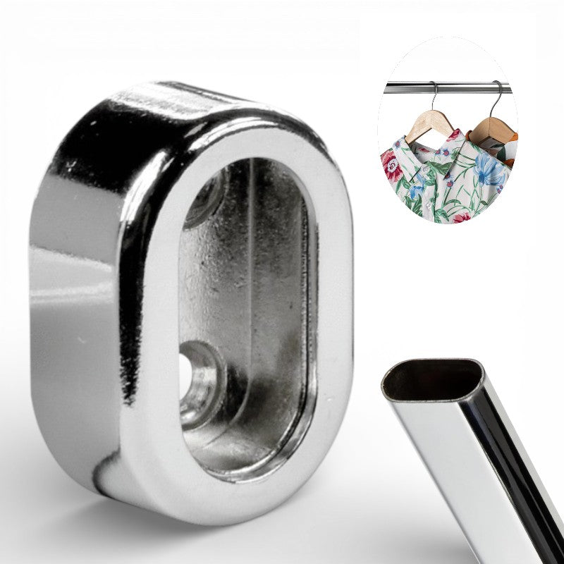 Support Tube Latéral avec Cover Nickel (2 pièces)