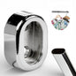Support Tube Latéral avec Cover Nickel (2 pièces)