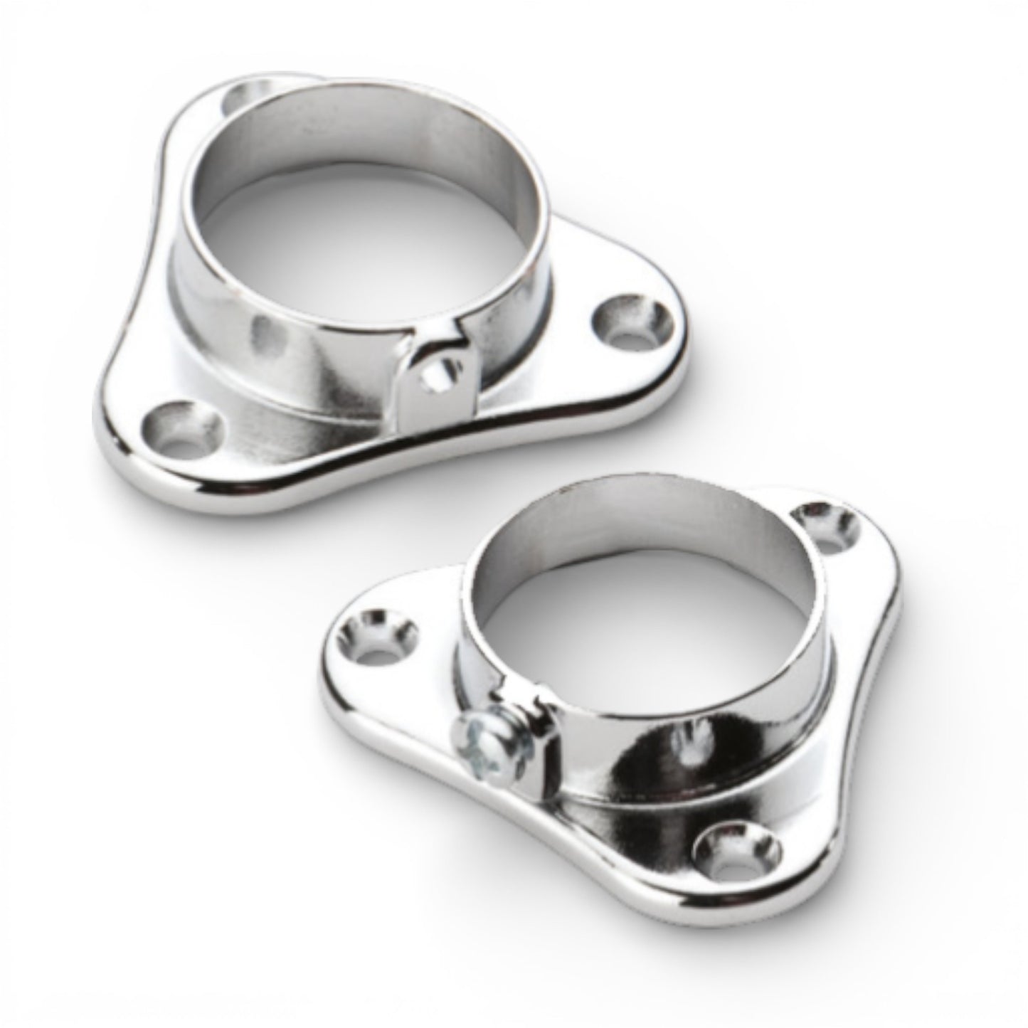Support Tube Rond 25mm Triangulaire RF159 (2 pièces)