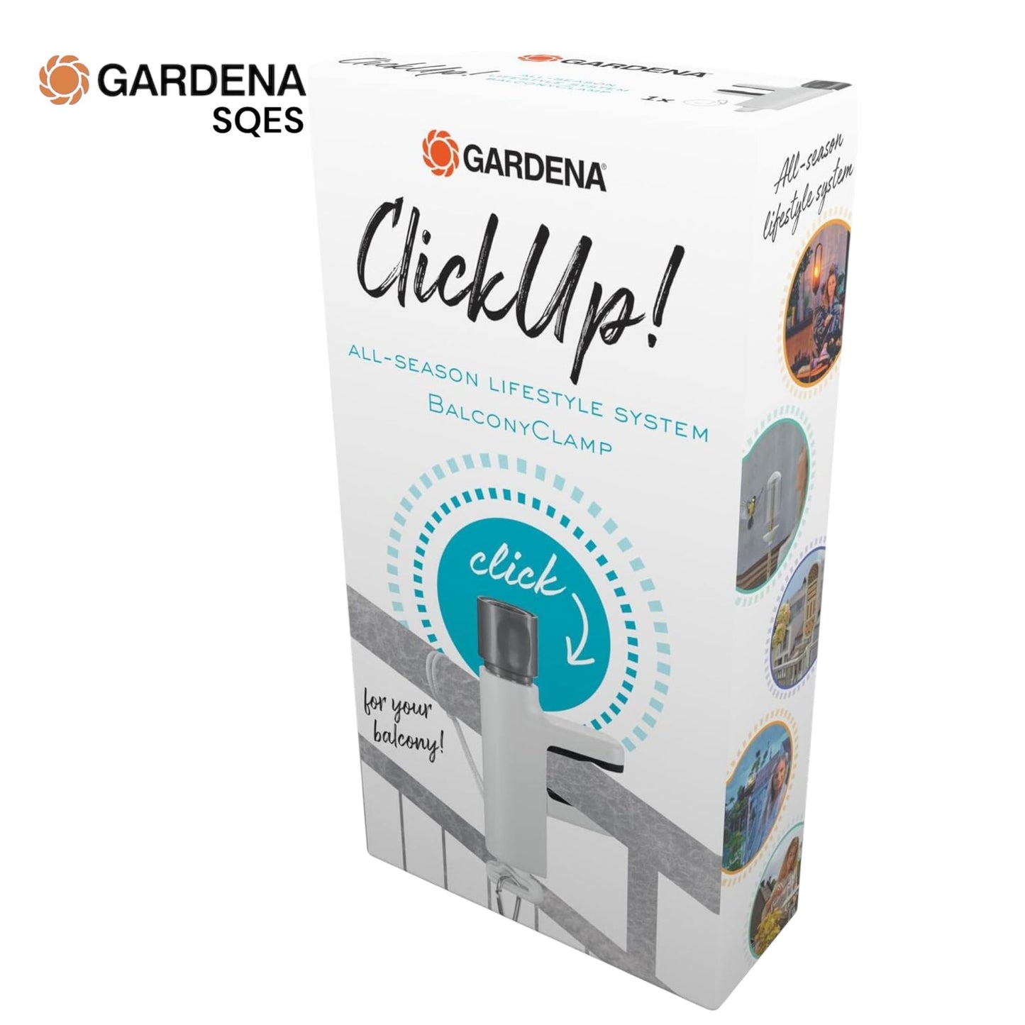 Support pour Balcon ClickUp GARDENA — Réf. 11410-20