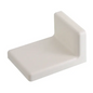 Équerre chaise avec cache Blanc 120 mm – 12 pièces