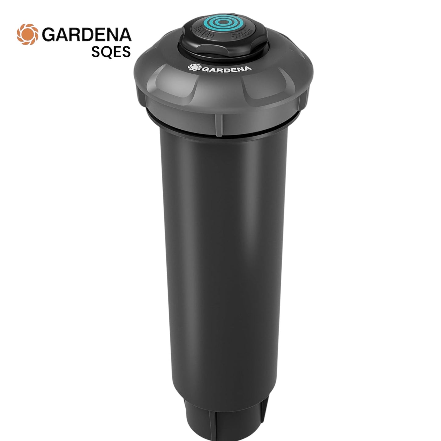Tuyère escamotable GARDENA MD180 8233-20, rotation 180°, portée réglable, installation enterrée, arrosage précis. Livraison rapide Tunisie — SQES.
