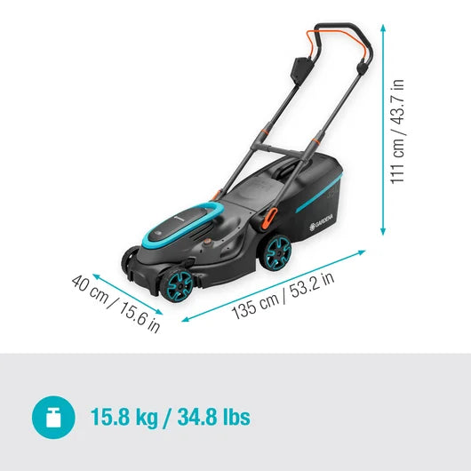 Tondeuse Gazon Batterie PowerMax 37/36V P4A GARDENA (14638-20)