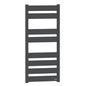 Radyal Sèche Serviette Aluminium Noir mat - 70cm -