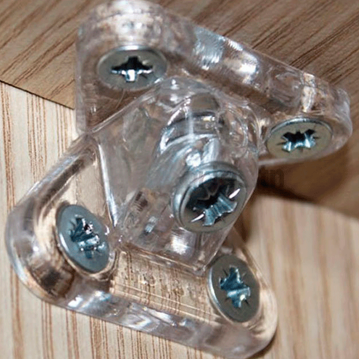 Vis papillon transparent AYTUG RF3079 – 10 pièces