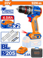 Perceuse Visseuse à Percussion Brushless 20V WCDP9281 - 92Nm - 2 Batteries 4.0Ah -