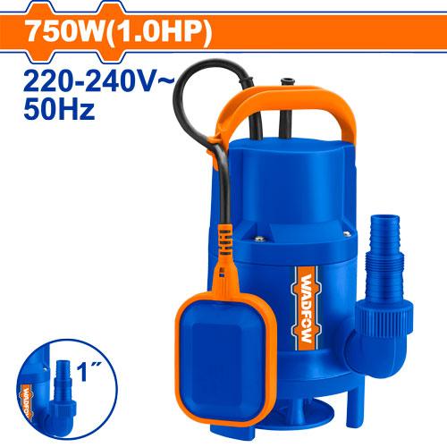Pompe vide cave Submersible Eaux Usées 750W 1HP 8m WADFOW