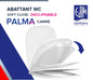 Abattant WC carré Soft Close EJIM modèle Palma 35x45 cm ABS anti-bactérien blanc – fermeture silencieuse jusqu'à 150 kg
