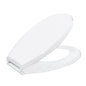 Abattant WC Saphir en polypropylène EJIM – léger, résistant aux chocs, produits chimiques et chaleur, surface non-poreuse, compatible WC standard
