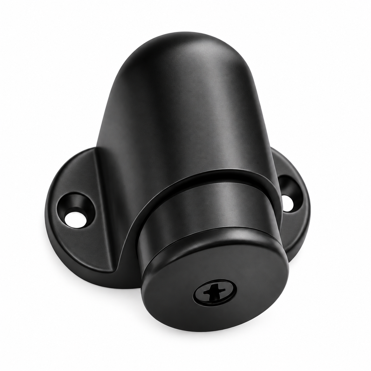 Arrêt de porte magnétique 51003 disponible en finitions Noir pour quincaillerie et aménagement de porte.