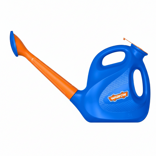 Arrosoir plastique 5L WADFOW WKW1850 bleu orange fond blanc