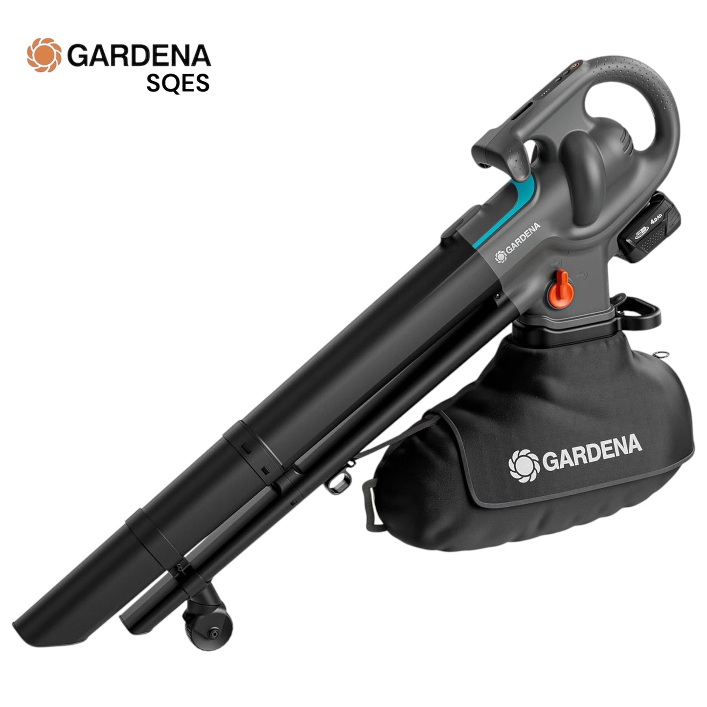 Aspirateur Souffleur Broyeur 3-en-1 PowerJet Collect 18V P4A Prêt à l'Emploi GARDENA Réf. 14895-20 — Kit Complet Batterie 4Ah, Roue 360°, Réduction 16:1 | SQES Tunisie
