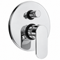 Plaque Douche 2 Sorties avec Inverseur FRAMO A100 Chrome