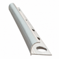 Baguette profilé aluminium FBS GROUP finition chromée pour travaux de finition et aménagement intérieur.