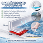 Barrière d'eau Boss Tape silicone transparent 2m – étanchéité douche, cuisine et salle de bain
